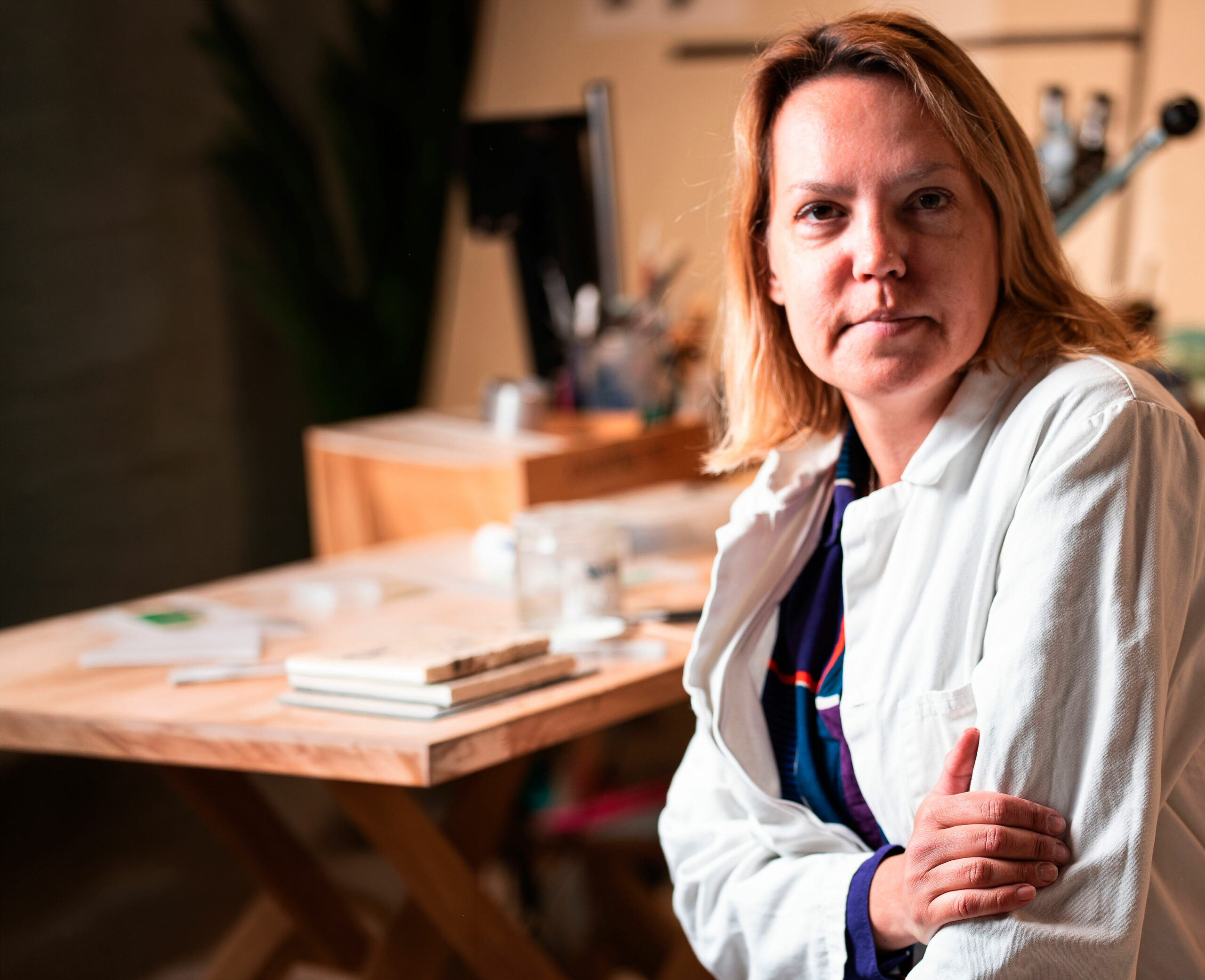 Anna Dufour, artisan bijoutière en Ardèche